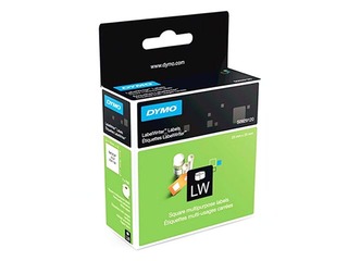 Sildid DYMO Labelwriter, 25 x 25 mm, 1 krbis (750 tk), valge