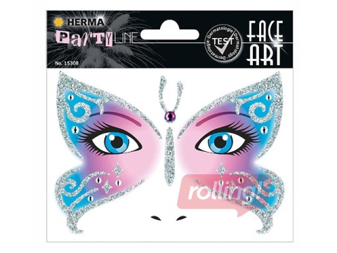 PROMO Näokleebised Butterfly