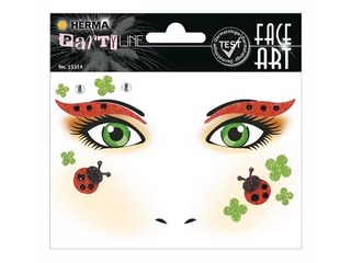 PROMO Näokunsti kleebised Ladybug