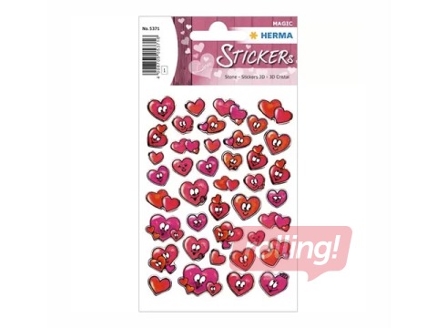 PROMO Kleebised Herma Magic, Hearts, 1 leht