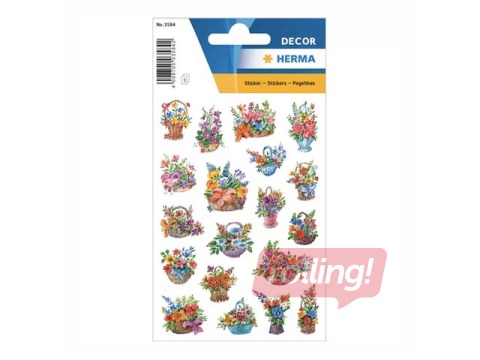 SALE Kleebised Herma Decor, lilled korvis, 3 lehte