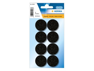 Kaitsvad vildipadjad Herma, 28 mm, mustad