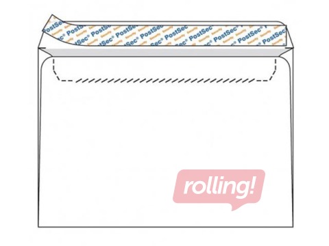Ümbrikud  Postsec C5, 162 x 229 mm, 1000 tk., valge