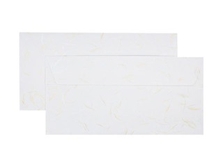 Ümbrikud Wind white DL, 10 tk., valge paberile läikiv muster
