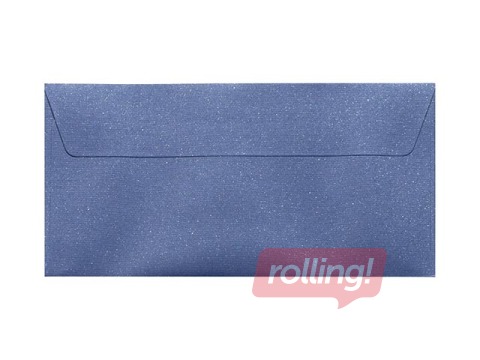 Envelopes with adhesive tape DL, 10 pcs., blue with gloss