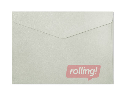 Ümbrikud Pearl, helehõbedane, C5, 10tk