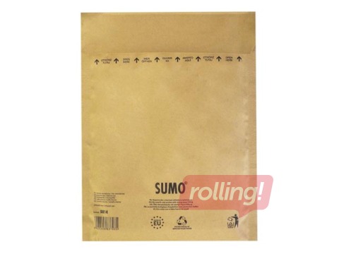 Polsterdatud ümbrik SUMO Nr.14, 195 x 265 mm, pruun