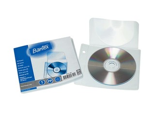 CD/DVD taskud 1 CD, PP, 5 tk, läbipaistvad