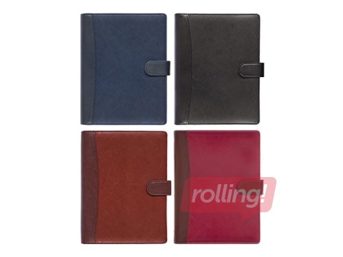 Märkmik Time-master A5 Manager, kunstnahk, kõik kaanevärvid, nädal