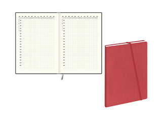 Dienasgrāmata Private, sarkana ar tekstūru, 2026