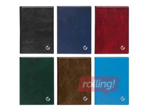 Raamatkalender Boss, plastikkaaned, spiraalköide, Päev