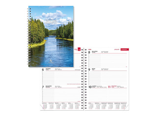 Boss Nädal A5 Horisontaal, spiraalköites SISU