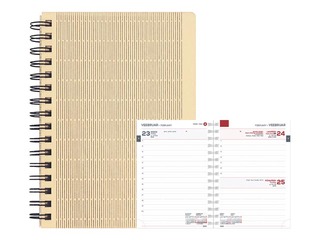 Raamatkalender Kantsler Puit Flex, Päev