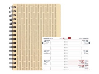 Raamatkalender Kantsler Puit Flex, Nädal H