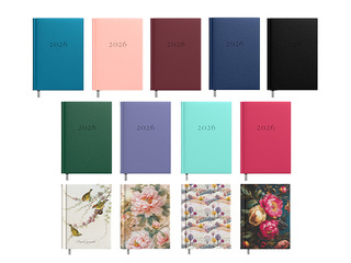 Raamatkalender Nõunik, A6, kunstnahast kaante, kõvaköide, Päev