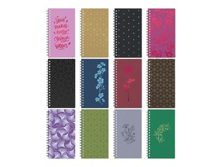 Taskukalender Midimärkmik Kartong, kuntsnahast kaante, spiraalköide, Nädal H