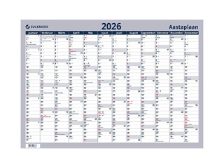 Seinaplakat Aastaplaan, 70x50cm