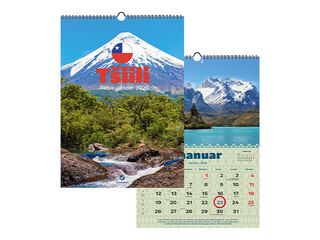 Reisikalender 2025 NEPAL, 297x420mm, aasaga spiraalköide