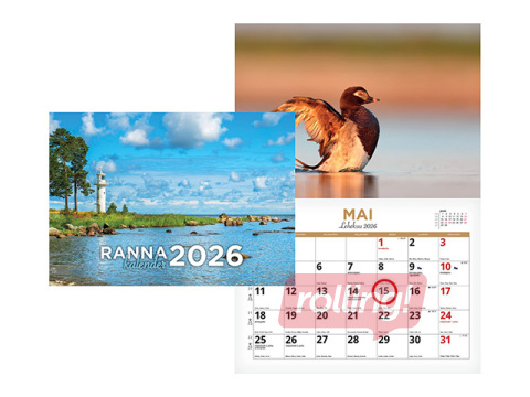 Rannakalender, 297x420mm, klamberköide