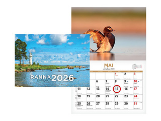 Rannakalender, 297x420mm, klamberköide