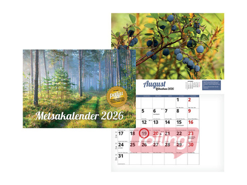 Metsakalender, klamberköide, 297x420mm