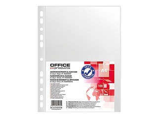 Dokumenditaskud Office Products, A4, läikiv, 60 mic., 100 tk.