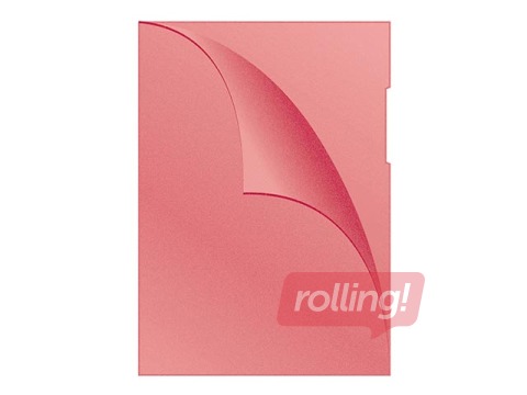Plastist mapp Q-Connect, A4, 120 mic., matt, punane, 100 tk.
