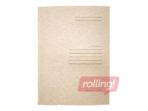 Arhivaalkataloog metallnõelaga SM·LT, A4, kartongist, pruun