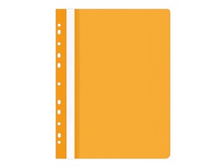 Папка - скоросшиватель Office Products с перфорацией, A4, оранжевая