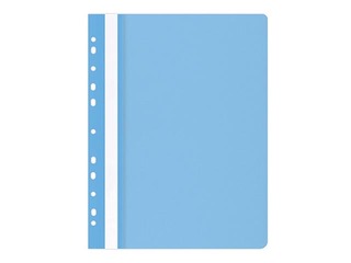 Папка - скоросшиватель Office Products с перфорацией, A4, светло-синяя