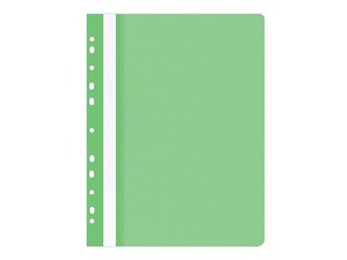 Папка - скоросшиватель Office Products с перфорацией, A4, светло-зеленая