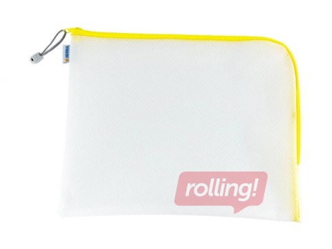 Kileümbrik – suletav Herma, A4 +, läbipaistev, kollase zip-lukuga