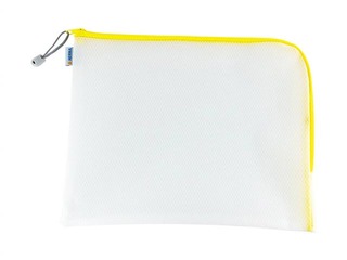 Kileümbrik – suletav Herma, A4 +, läbipaistev, kollase zip-lukuga
