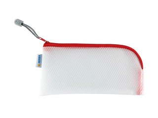 Kileümbrik – suletav Herma, 23x11 cm, läbipaistev, punanase zip lukuga