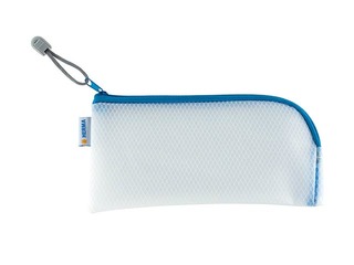 Kileümbrik – suletav Herma, 23x11 cm, läbipaistev, sinise zip lukuga