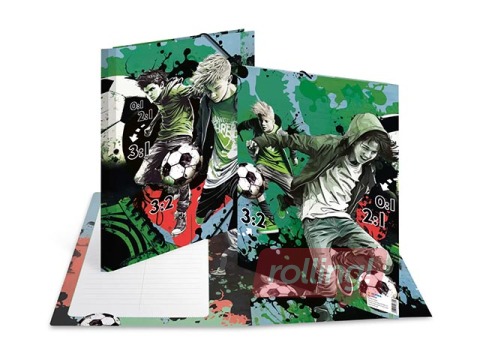 Elasticated folder Herma, A4, Street Soccer, cardboard