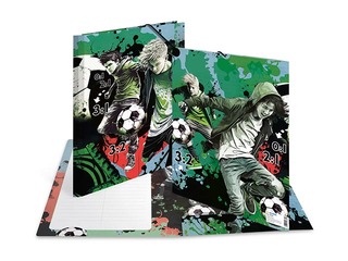 Elasticated folder Herma, A4, Street Soccer, cardboard