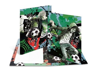 Elasticated folder Herma, A3, Street Soccer, cardboard