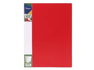 Mapp 10 taskuga Forpus, A4, punase