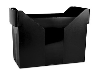 Box for suspension files Donau, plastic, black