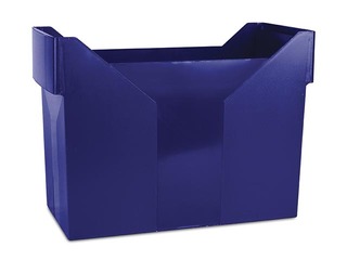 Box for suspension files Donau, plastic, dark blue