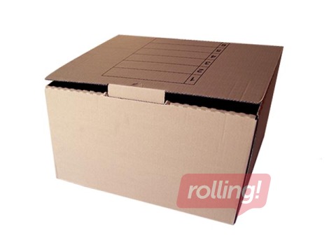 Arhiivikast kaanega Smiltainis, pruun, 550x350x265mm