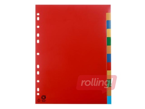 Vahelehed Office Point, A4, 12 jaotust, erinevad värvid