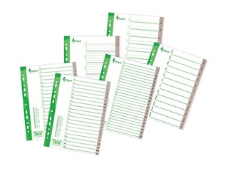 Vahelehed Forpus 1-12, A4+, PP, hall