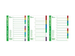 Vahelehed Forpus, A4,1-12, värvilised