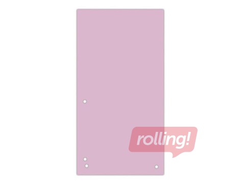 Interleaves Donau, 235x105 mm, cardboard, 100 pcs., light pink