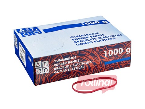 Rubber bands Alco, 80x4 mm, 1 kg