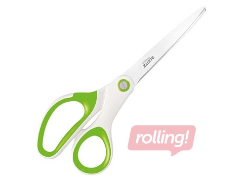 Käärid Leitz WOW, titanium, roheline, 20.5cm