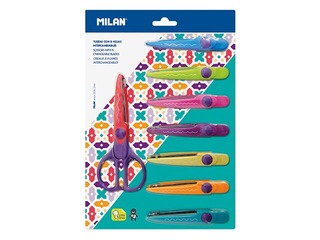 Käärid Milan Zig-Zag  8 vahetatava teraga,16 cm