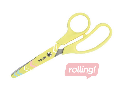 Käärid Milan Basic Pastel, kollane, 13.4cm